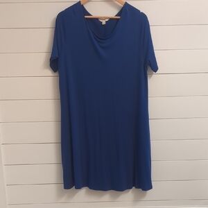 Terra & Sky Royal Blue Short Sleeve Top